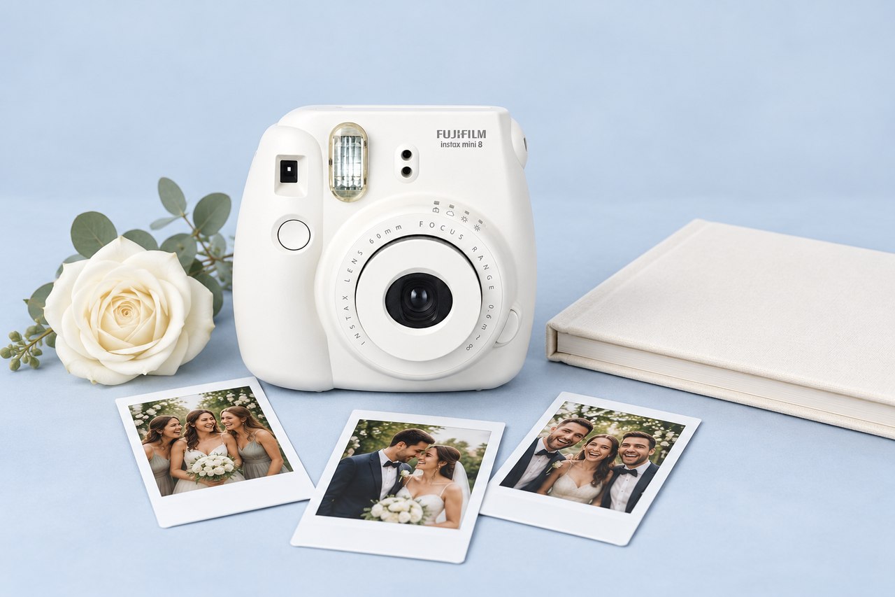 Location Polaroid & Instax pour Mariage — Pack Complet | WeLoveInstant