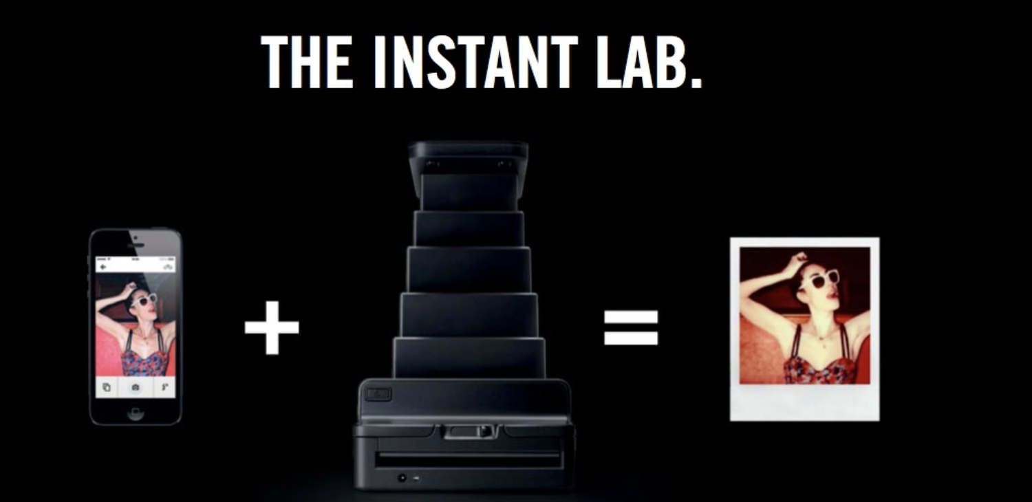 Instant lab polaroid en location 