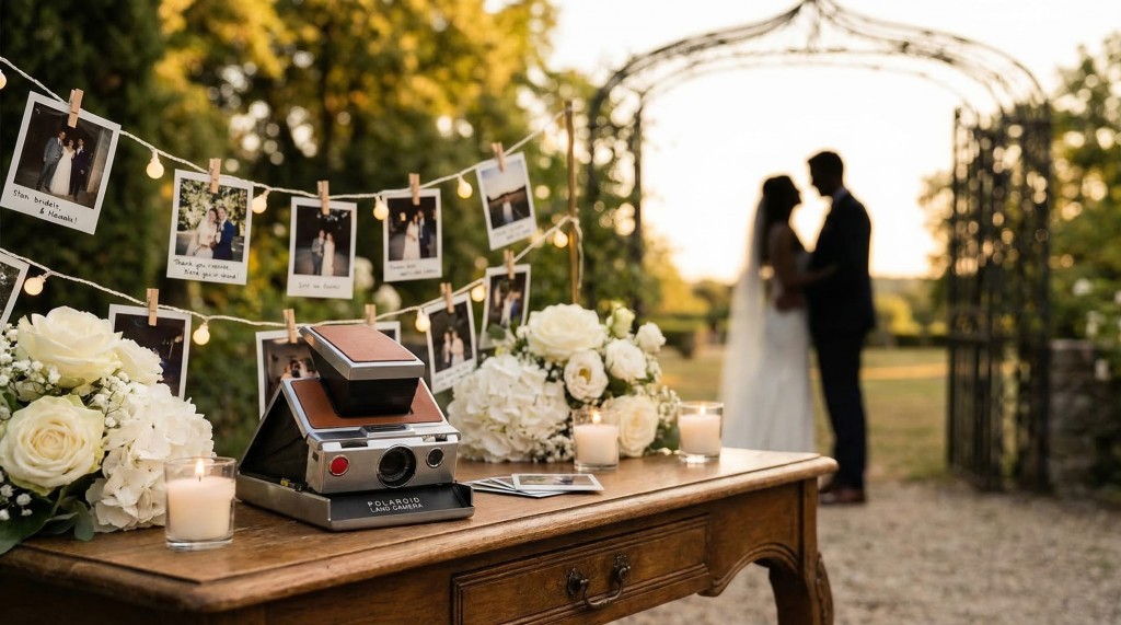 Location Polaroid mariage 2026 - Animation photo instantanee pour votre grand jour